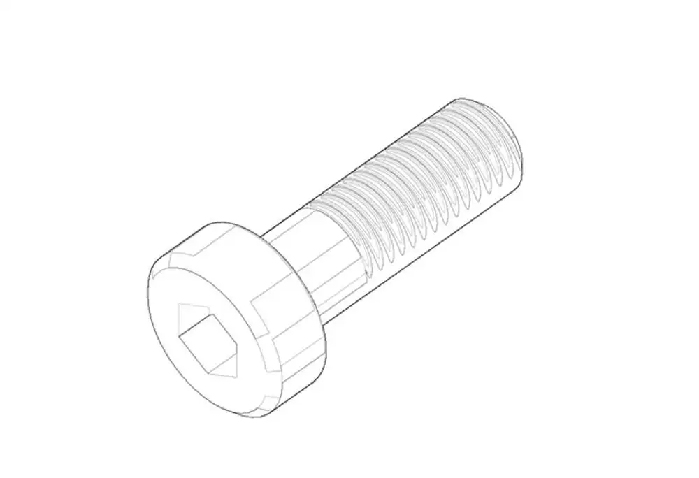 DORNBRACHT Befestigung Zylinderschraube ERSATZTEILE 093030080 M4 x 12 mm, 09303008090 Galeriebild 1
